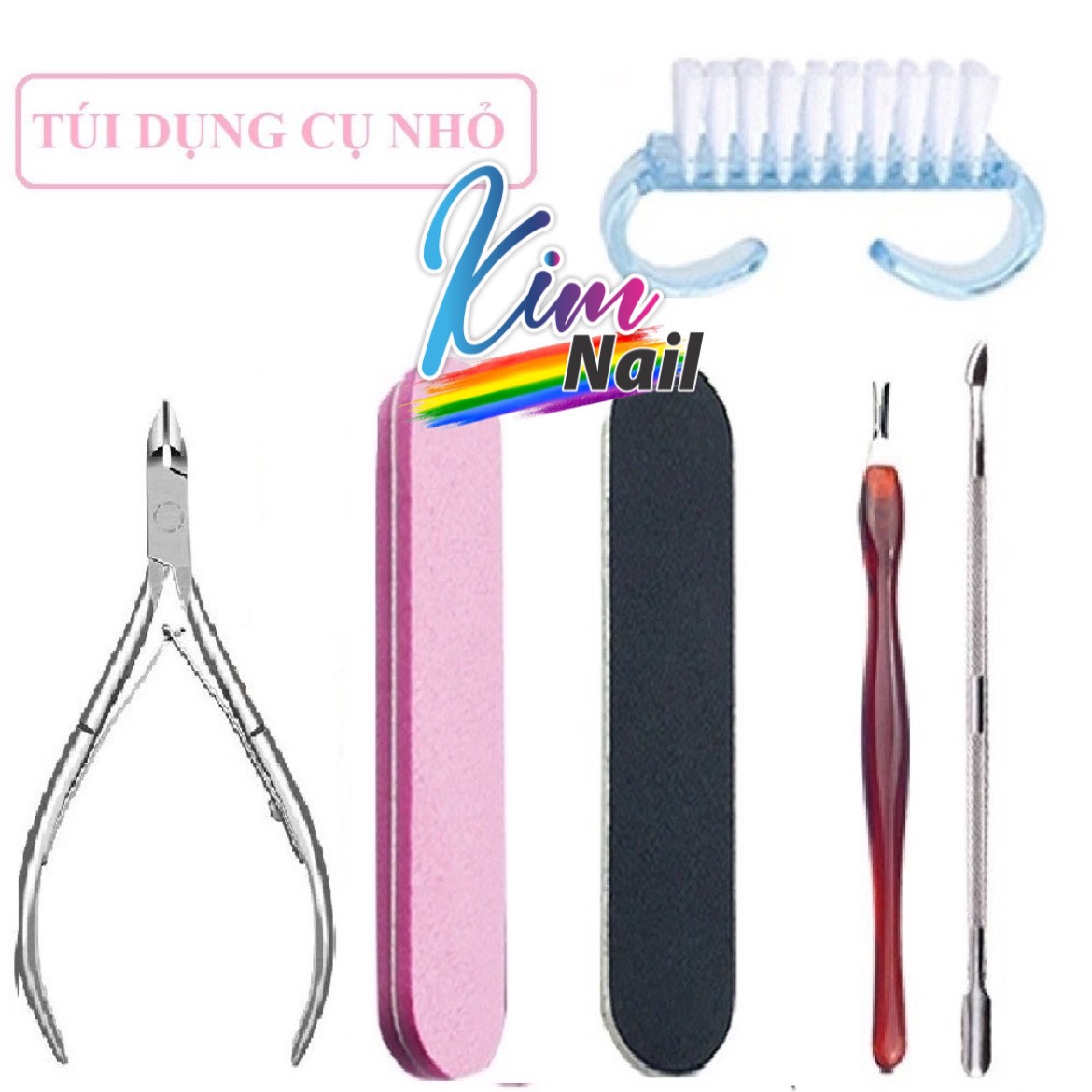 Túi dụng cụ làm móng tay /Dụng cụ làm móng cơ bản/ Dụng cụ làm móng tay Kim Nail