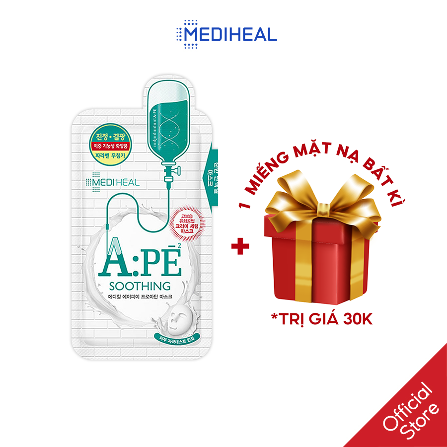 Mặt nạ giảm viêm- kích ứng da mediheal a:pe proatin mask 25ml