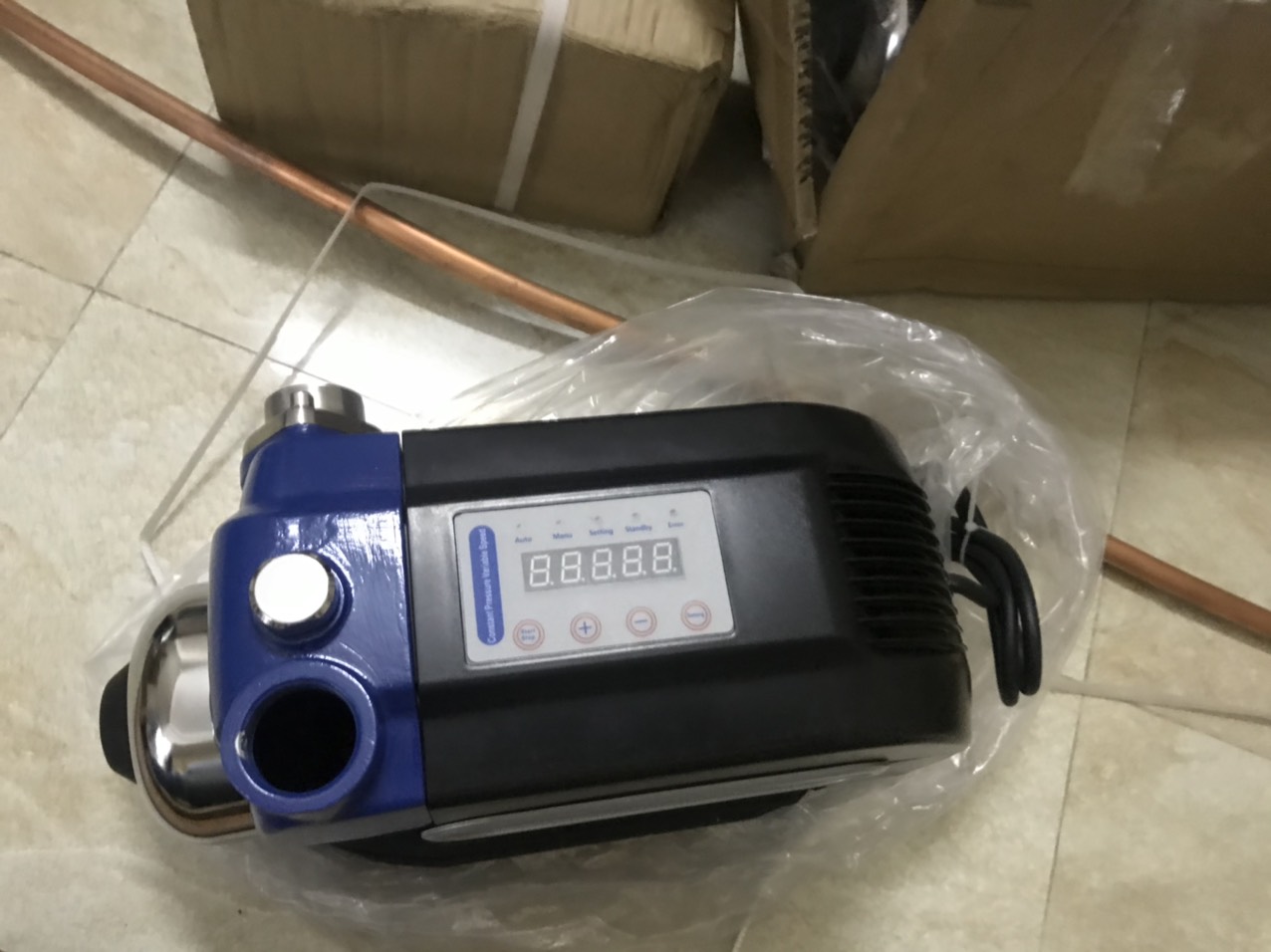 Bơm nước tăng áp inverter biến tần 400w, eminent thái lan