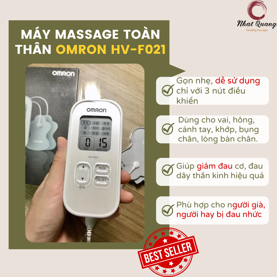 Máy Massage Toàn Thân Omron Hv-F021 - Nội địa Nhật