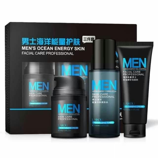 Bộ sản phẩm chăm sóc da nam laikou