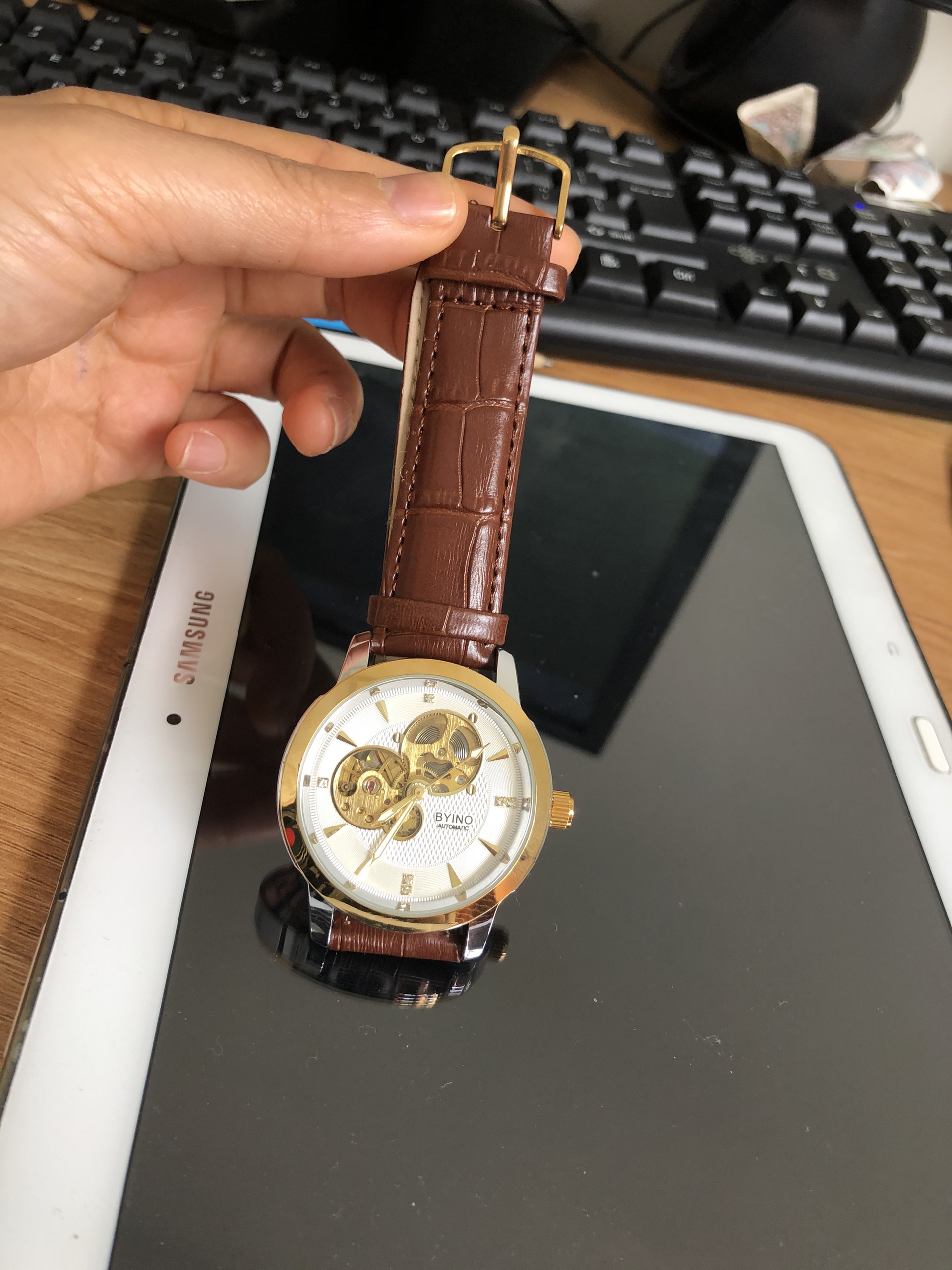 Đồng Hồ Cơ Nam automatic thương hiệu BYINO
