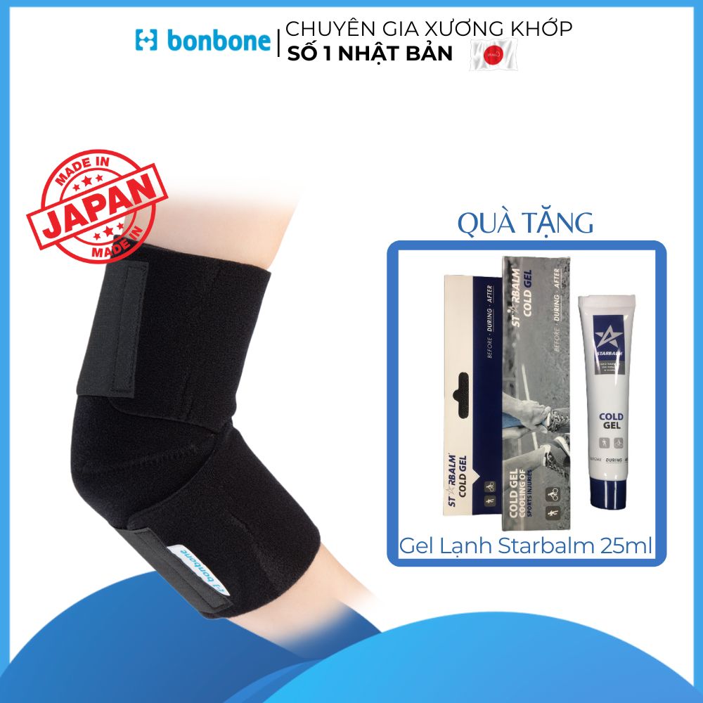 Đai Nẹp Khuỷu Tay Tiêu Chuẩn bonbone Standard Elbow Supporter Trợ Lực Khuỷu Tay, Giảm và Phòng Ngừa Chấn Thương Khi Vận Động