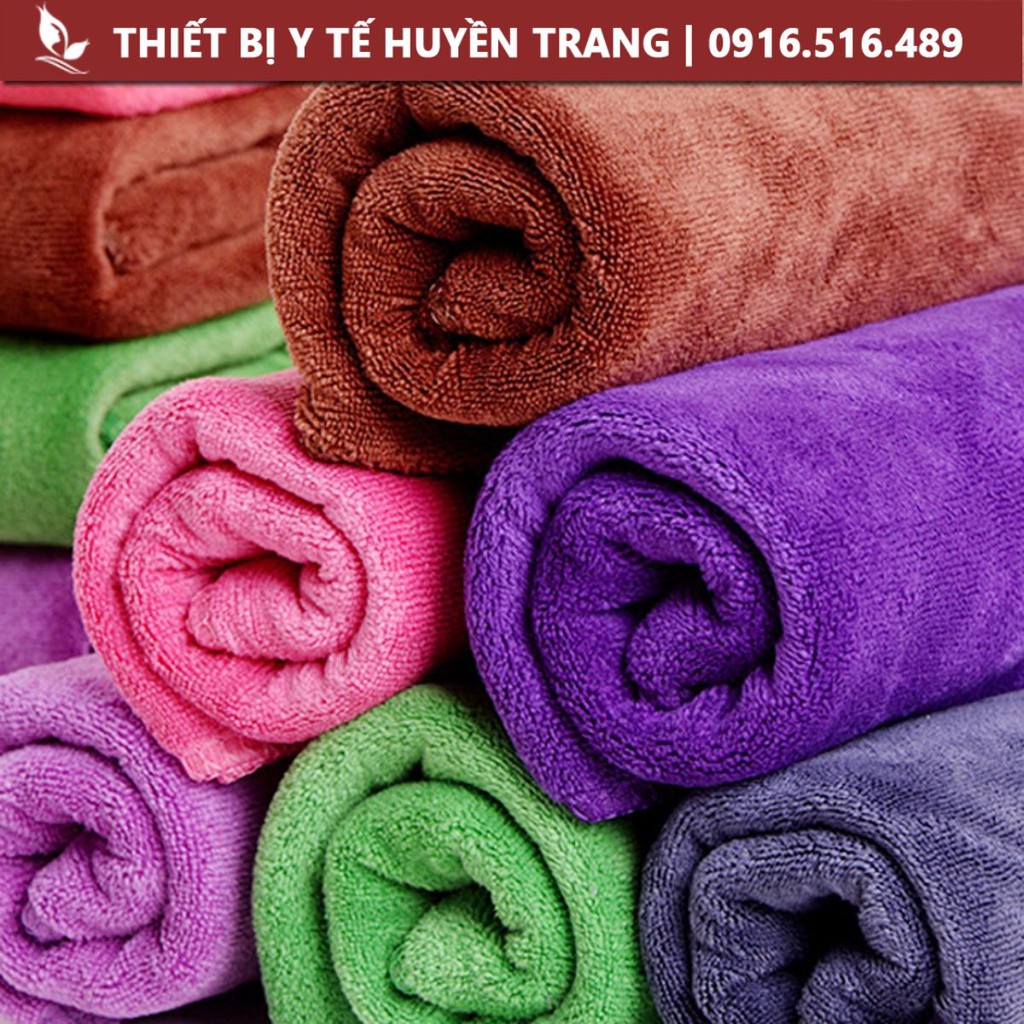 Khăn quấn tóc, gội đầu trong spa 35 75cm dùng trong spa thẫm mỹ viện