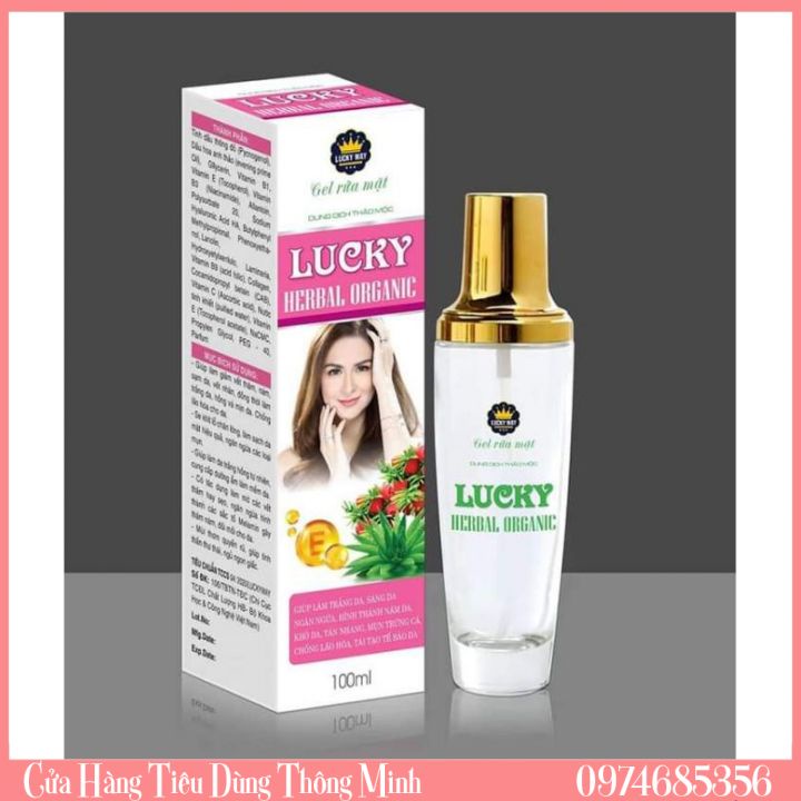 Sữa rửa mặt lucky way 100ml giúp da trắng sáng, sach bụi bẩn #shop mui đang#