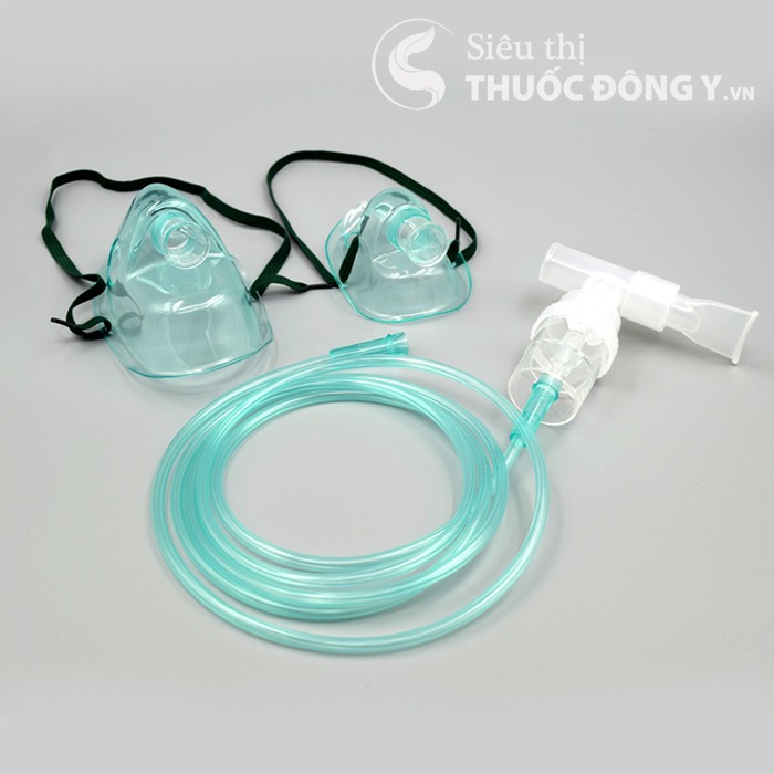 Bộ mặt nạ oxy người lớn, bộ mặt nạ thở oxy có túi greetmed có size dành cho người lớn/trẻ em