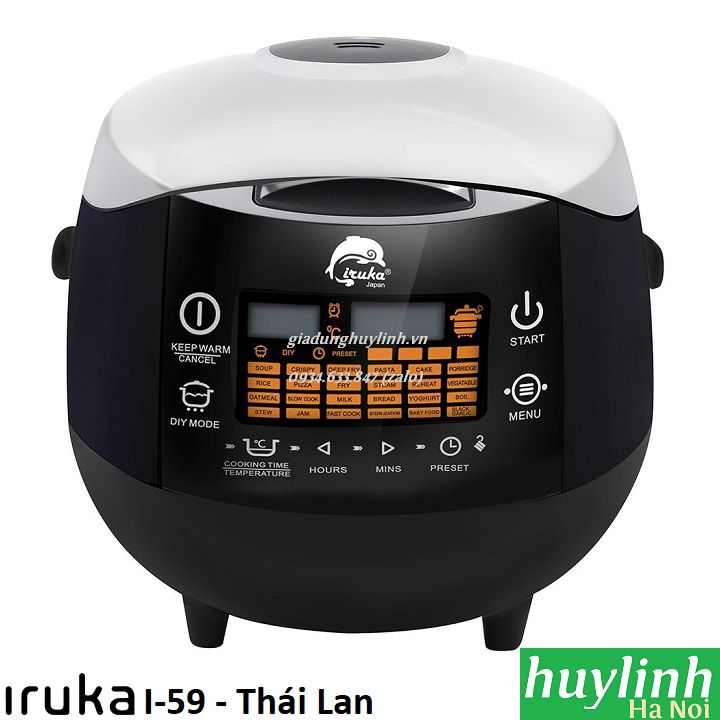 Máy làm tỏi đen đa năng thái lan iruka i-59 - 5 lít - 22 chức năng