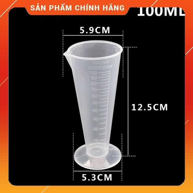 Zick Ly đong nhựa có vạch chia định lượng 100ml