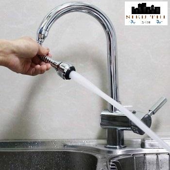 Đầu Vòi Rửa Chén ( Bát ) Tăng Áp Xoay 360 Độ Hai Chế Độ Thay Đổi Nước Vòi Nước Tăng Áp Vòi rửa bát Vòi chậu rửa bát