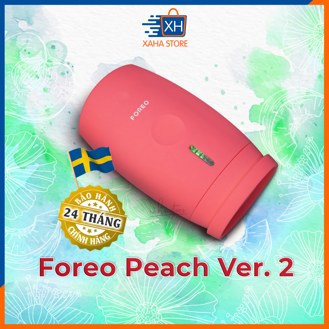 [Hoàn Tiền MAX] Máy triệt lông Foreo Peach - Version 2 - Chuẩn Authentic (Foreo Peach hair removal the second version)