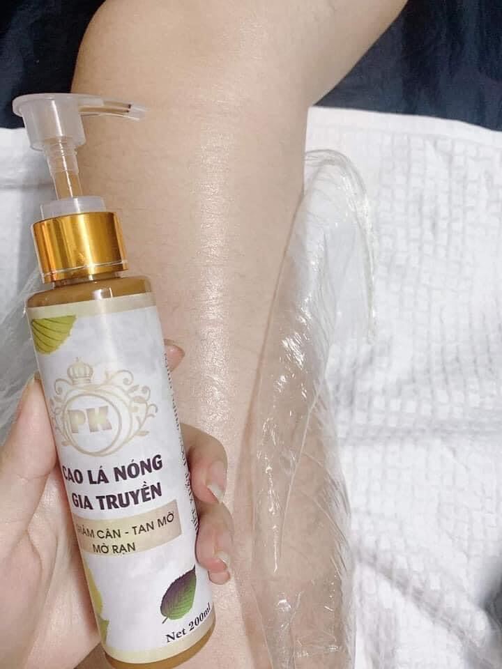 Tan Mỡ Bụng Giảm Mỡ Bụng Cao Lá Nóng Gia Truyền Tặng kèm Mủ ủ nóng