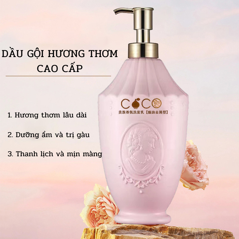 Dầu Gội Trị Gàu Ai Geli 808ML Kiểm Soát Dầu Hương Thơm Sảng Khoái Chống Gàu, Sạch Gàu Và Hết Ngứa Da Đầu Dưỡng Tóc Và Ngăn Ngừa Gãy Dụng 518ML