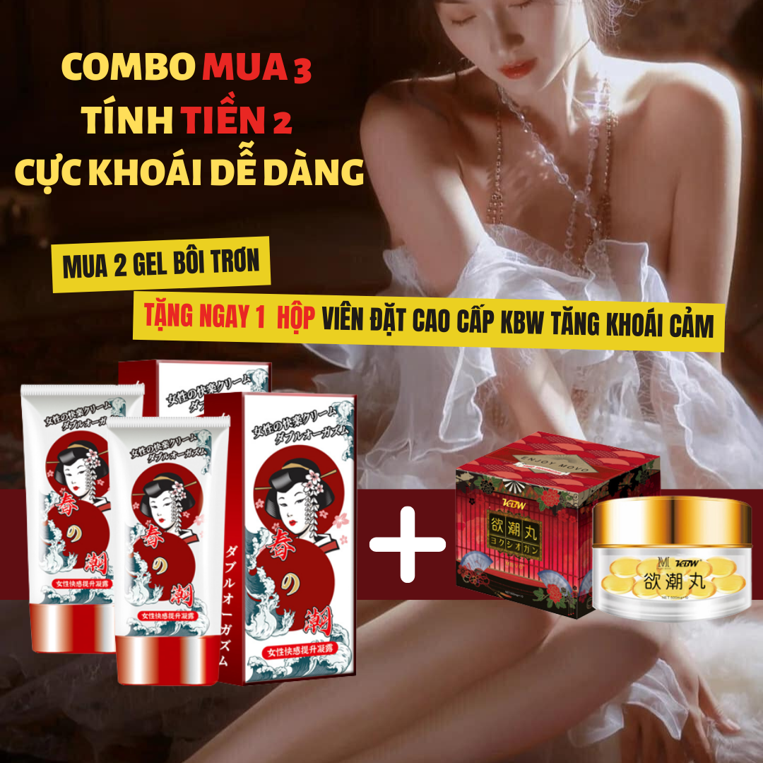 [Quà tặng] Mua 2 gel bôi trơn tăng khoái cảm Cao Cấp Nhật Bản giảm giá ngay Gel bôi trơn KBW dạng viên cho nữ cấp nước từ bên trong hết khô hạn, tăng ham muốn cho cuộc yêu viên mãn