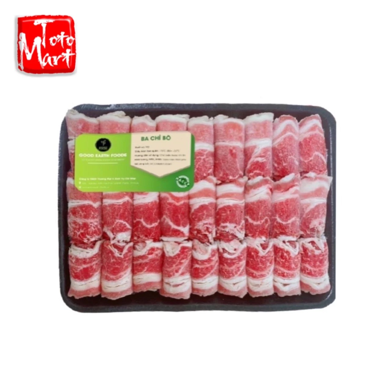 Ba chỉ bò nhập khẩu