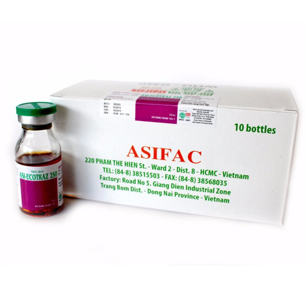 Lọ 10ml - thuốc pha tắm, xịt ve ghẻ, viêm da trên chó, phun xịt môi trường ecotraz 250, amitraz 125