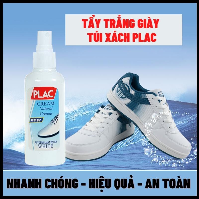 Chai vệ sinh giày dép túi xách plac - loại có đầu chà đa năng