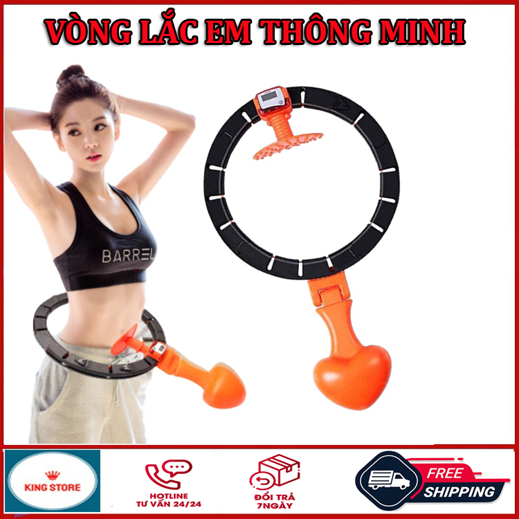 Vòng lắc eo giảm mỡ bụng tập thể hình tại nhà, vòng lắc eo thông minh đếm số, vòng lắc eo giảm mỡ bụng thông minh hiện thị số vòng, vòng lắc eo cao cấp giảm mỡ bụng, giảm cân, massage cơ bụng