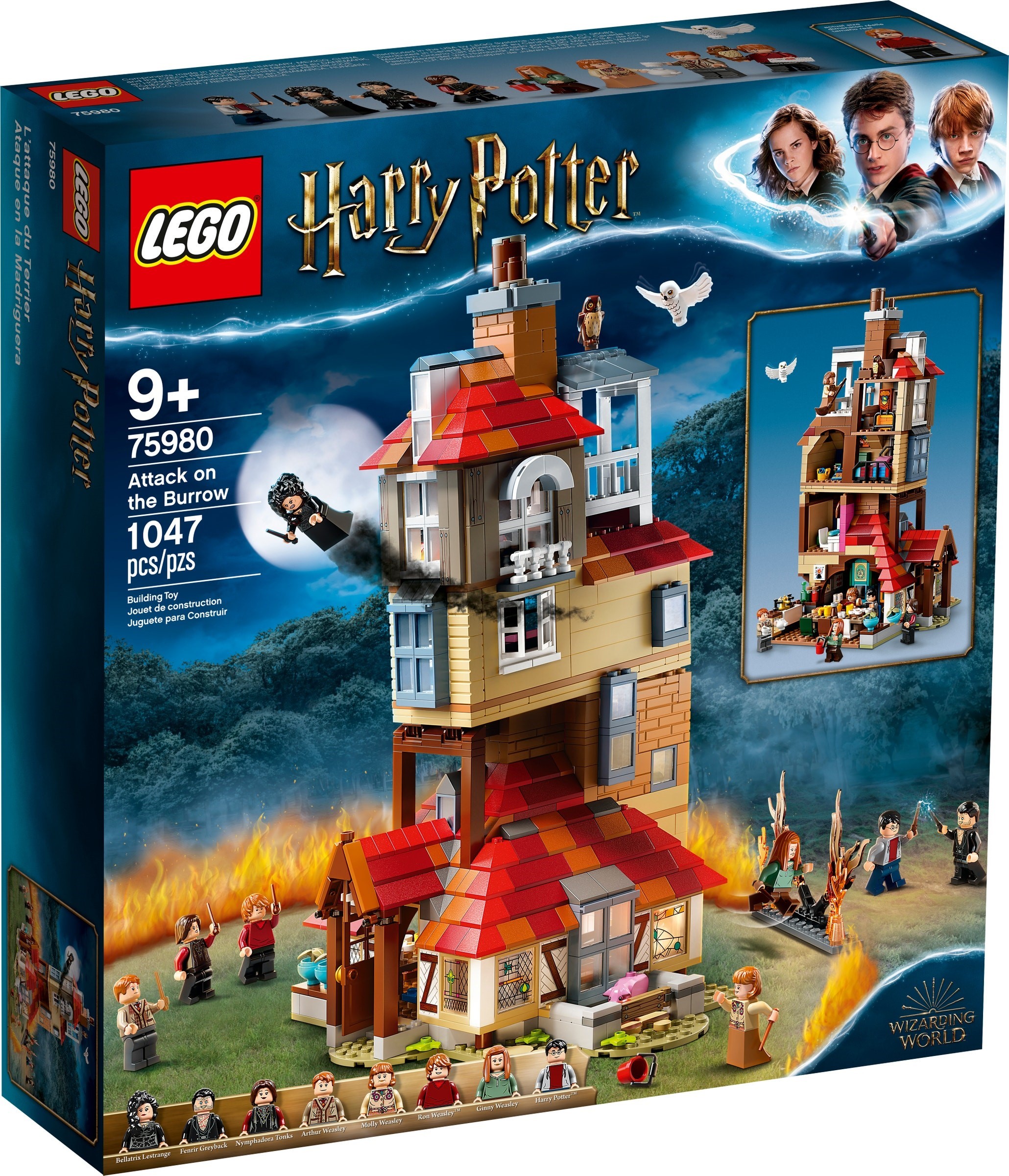 75980 LEGO Harry Potter Attack on The Burrow  Cuộc tấn công hang ổ.