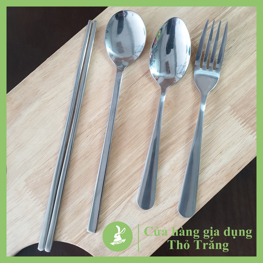 Đũa, muỗng, thìa cà phê inox Hàn Quốc, inox 304 không gỉ cao cấp