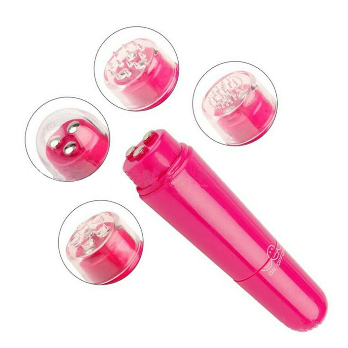 Máy mát xa mini máy cầm tay massage dạng bút điện mát xa mắt 4 đầu - Device Massager Mini