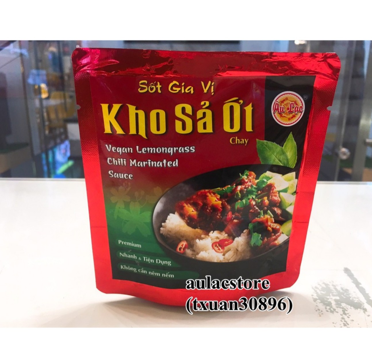 Sốt gia vị kho sả ớt chay âu lạc