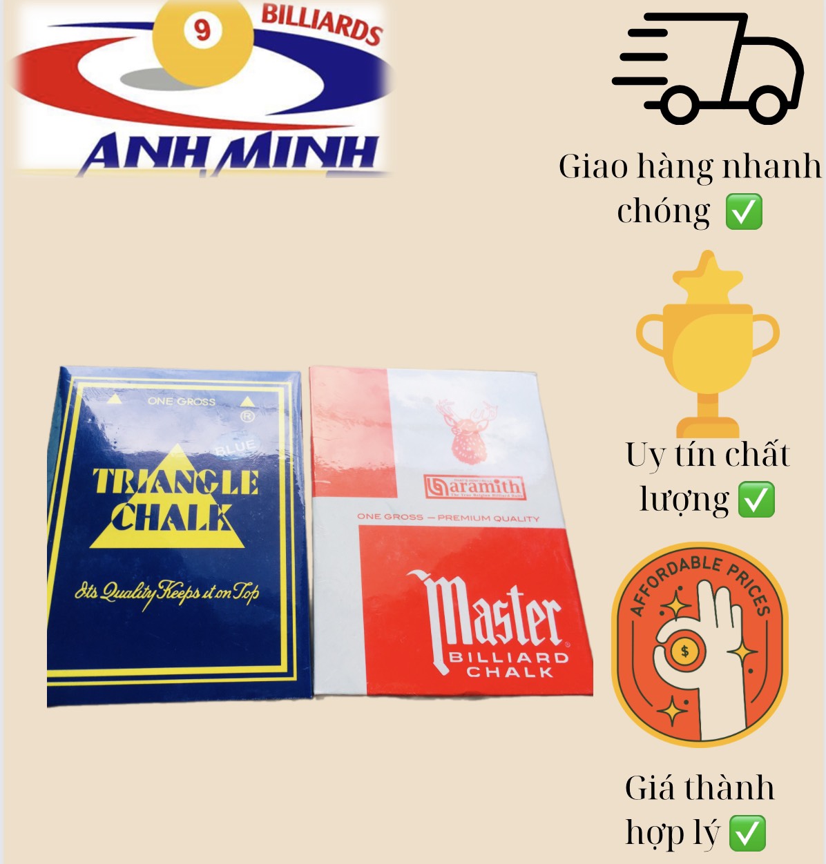 [HCM]Lơ bida Việt Nam