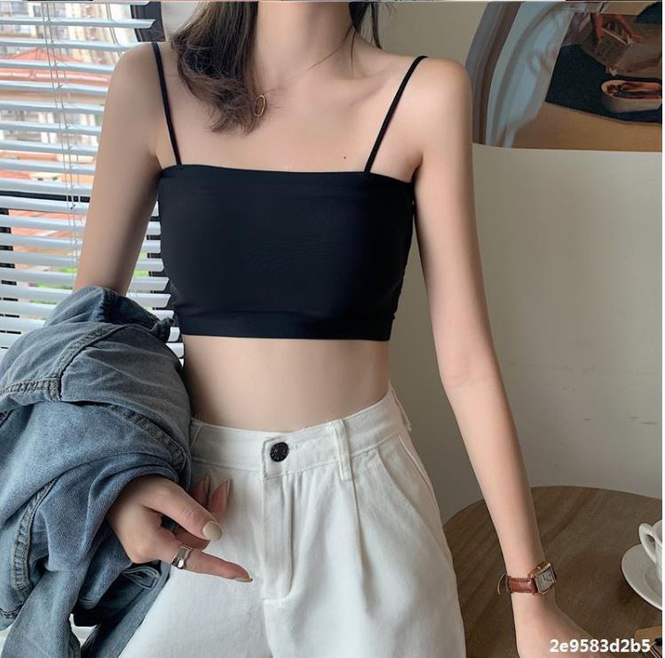 Áo Crop-Top 2 dây sợi bún