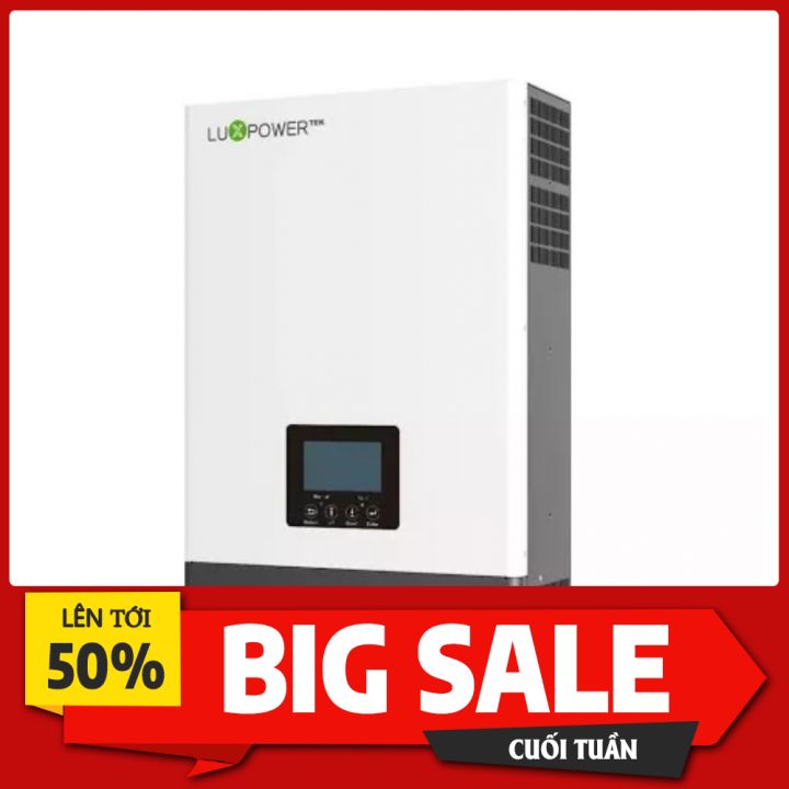 Investment-đọc-lập & hòa lưới, Biến-tần-Hybrid -Luxpower-5kw-2MPPT-6000W-pin-mặt-trời
