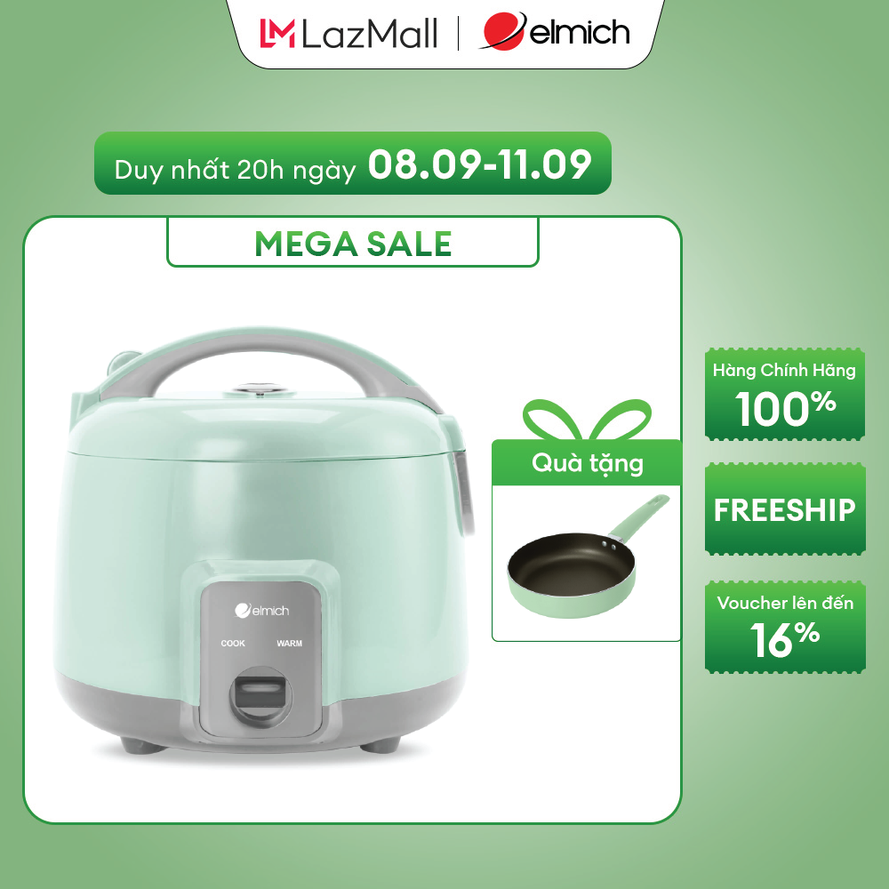 (Chỉ 20h ngày 09-12.10)Nồi cơm điện Elmich 1.2L RCE-9126