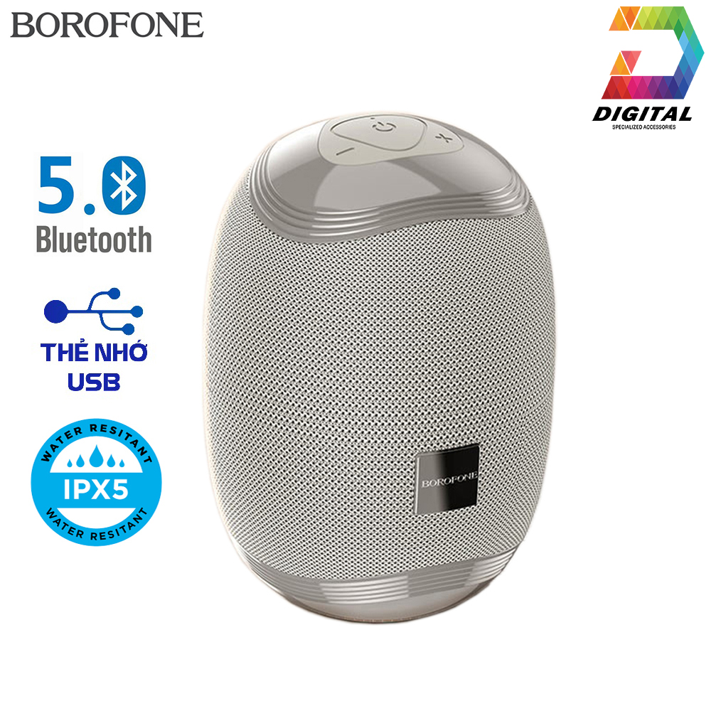 Loa Bluetooth Mini Borofone BR6 Chính Hãng Chống Nước, Có Dây Đeo