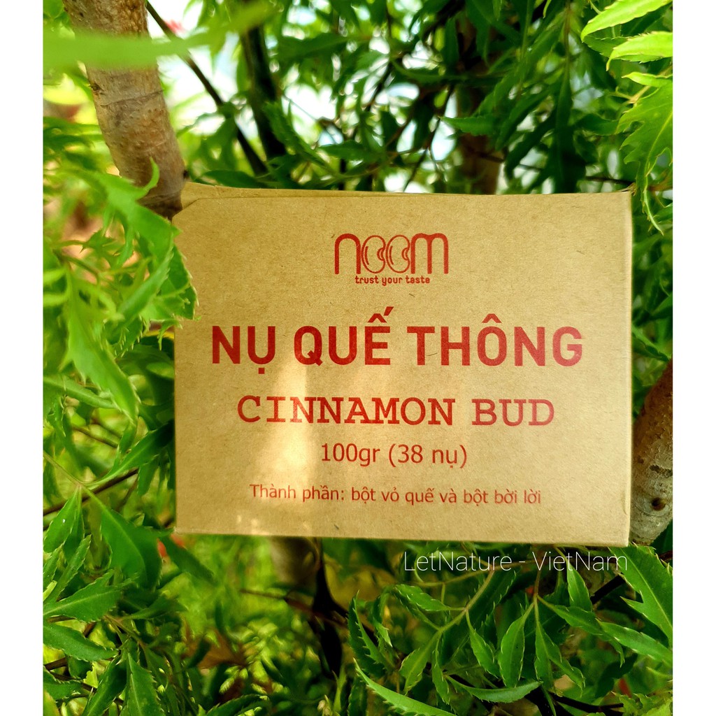 Nụ quế thông (38 nụ) - noom ( 95% từ vỏ quế rừng quảng nam, 5% vỏ bời lời)