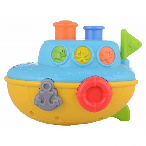 Tàu thủy phun nước có đèn nhạc Winfun 7106 - Đồ chơi vận động cho bé