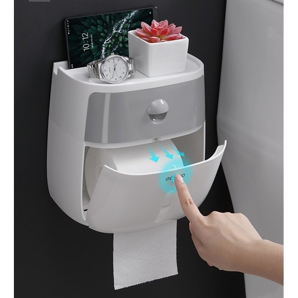 Hộp giấy vệ sinh cao cấp sang trọng hiện đại tiện lợi ECOCO