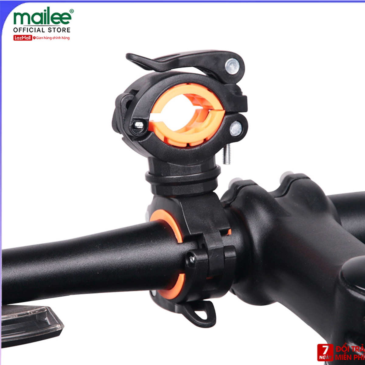 Chân Đế Gắn Đèn Pin Và Đèn Pha Vào Xe Đạp Xoay 360 Độ - Kẹp Xe Đạp Giá Đỡ Đèn Pin Gắn Chân Đế Đèn Led Xe Đạp- Chân đế kẹp đèn cho xe đạp Gắn Đầu Phía Trước Ghi Đông Xe Đạp Cao Cấp
