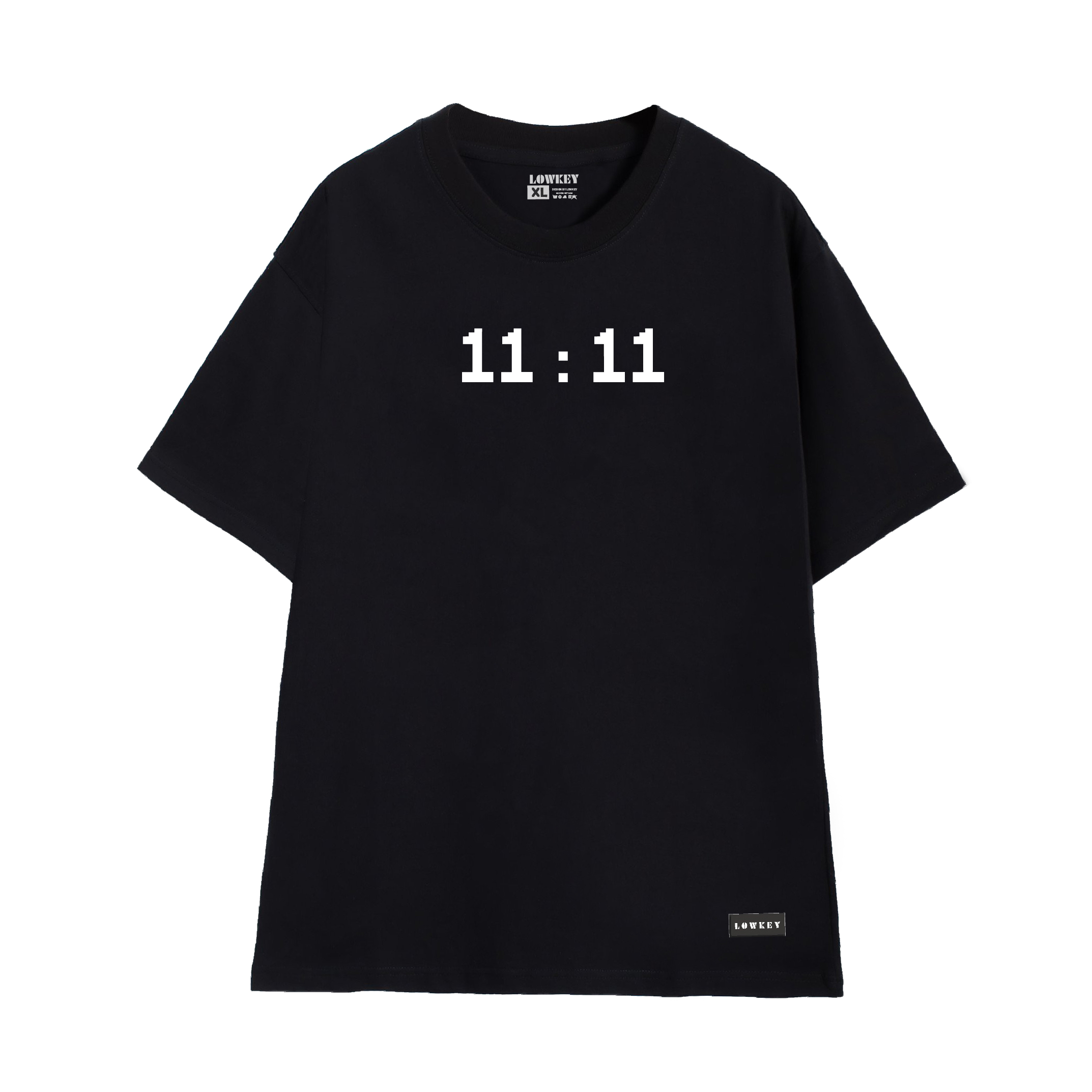 Áo thun trơn form rộng nam nữ cổ tròn in LOWKEY cao cấp K0022 - Vải cotton 100%