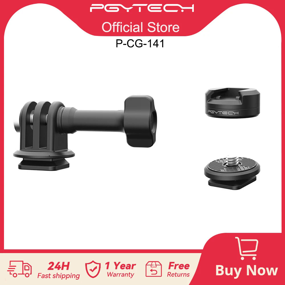 Pgytech Caplock Hành Động Máy Ảnh Phát Hành Nhanh Chóng Thiết Lập Với 14 "Giao Diện Dual-Thiết Kế Khóa Cho GoPro Insta360 DJI Và Điện Thoại Thông Minh