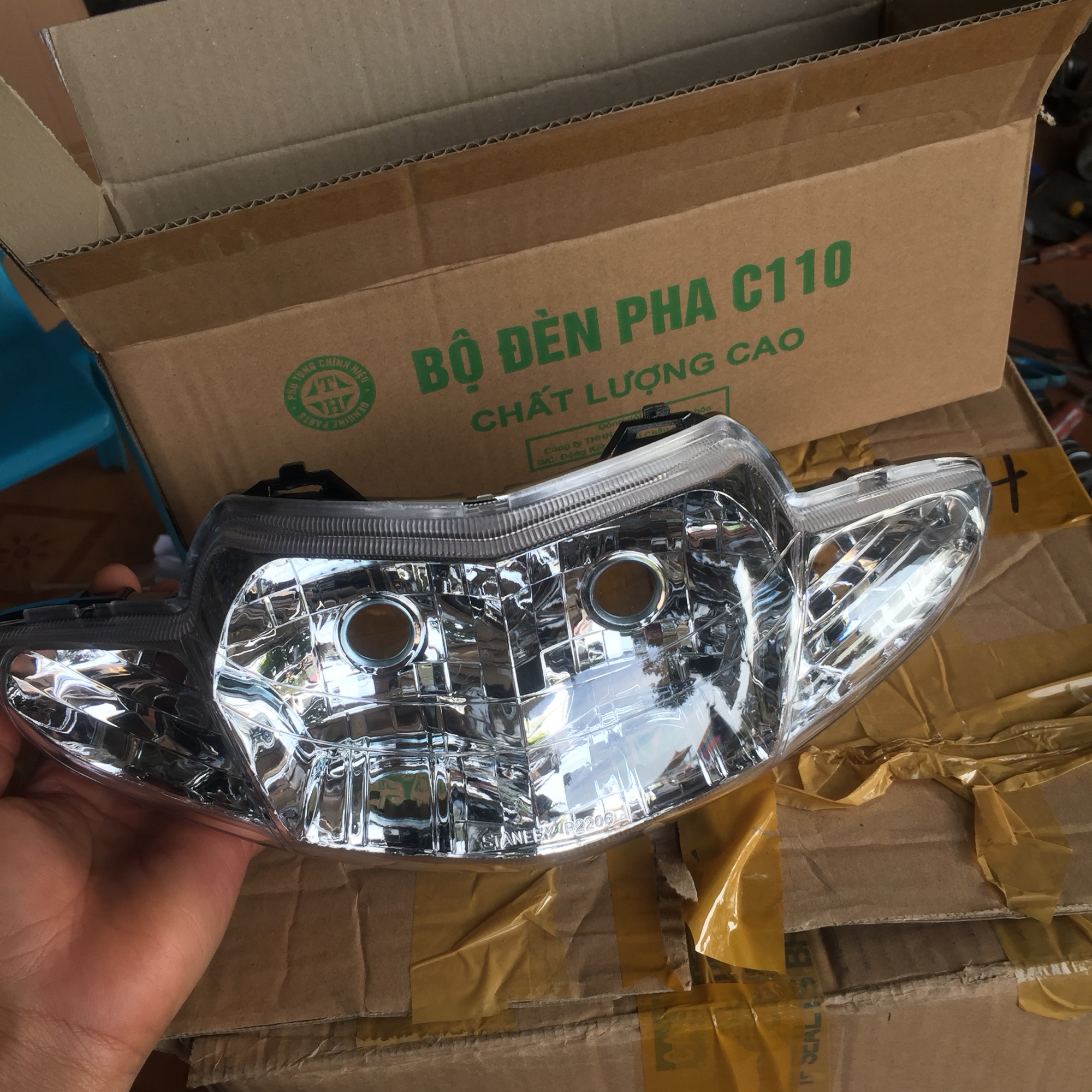 Pha đèn choá đèn Wave 110 đời cũ Wave alpha