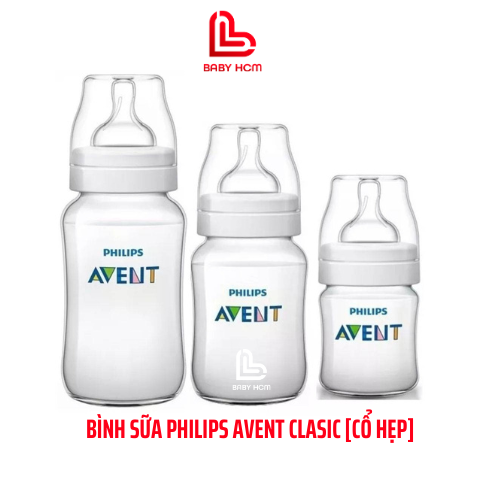 Bình sữa philips avent classic 125ml_260ml_330ml, bản thị trường usa