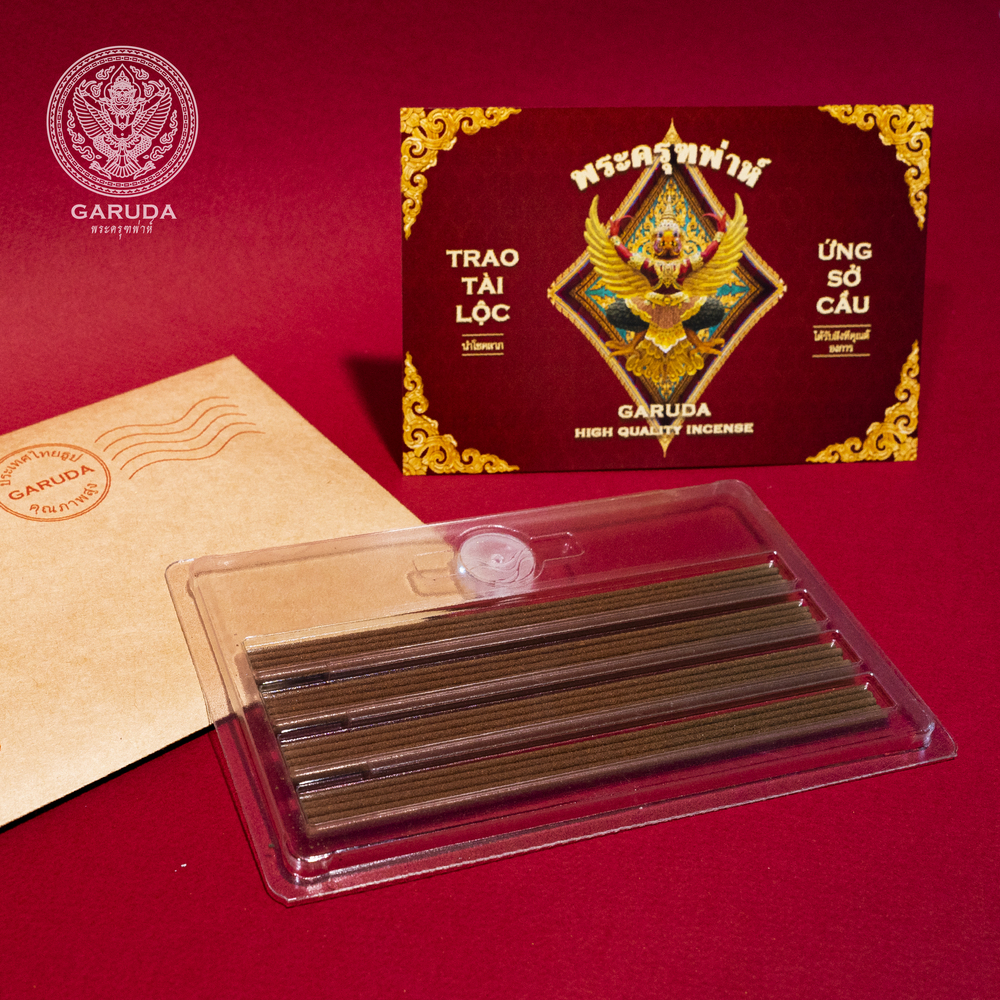 Nhang xông phong thủy Garuda, 4 mùi hương, tác dụng tẩy uế trừ tà, thơm phòng giúp thư giãn tinh thần