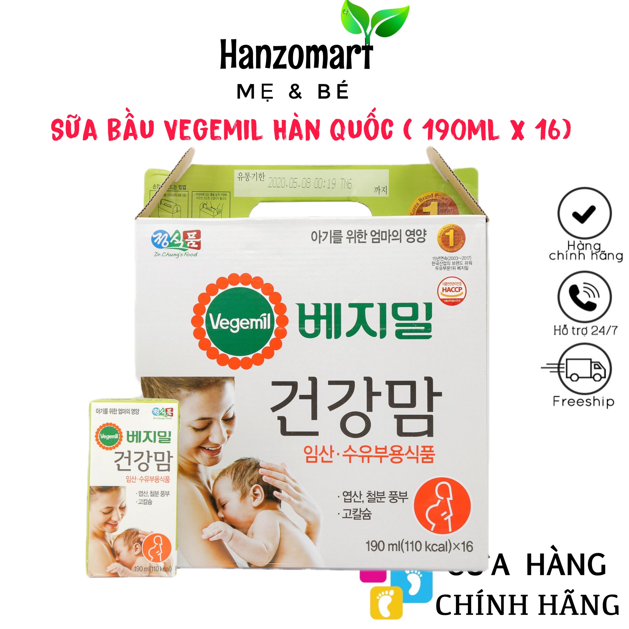 Sữa bầu Vegemil Hàn Quốc