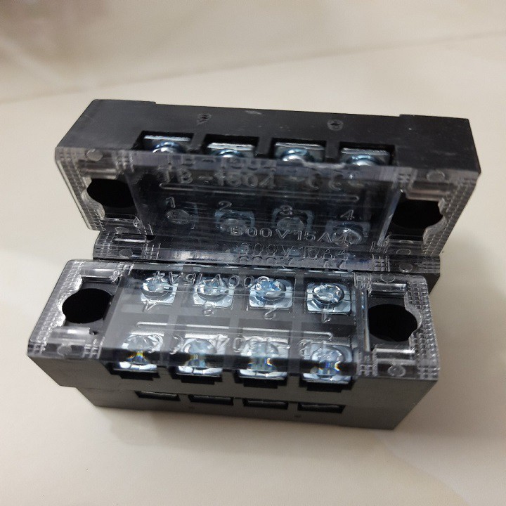 Cầu đấu domino 25A 600v 4p 6p 12p