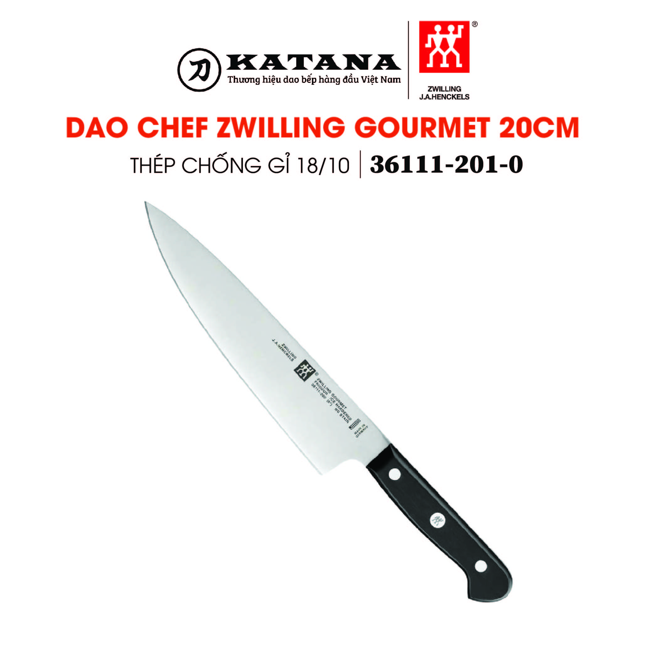 Zwilling - dao chef zwilling gourmet - 20cm