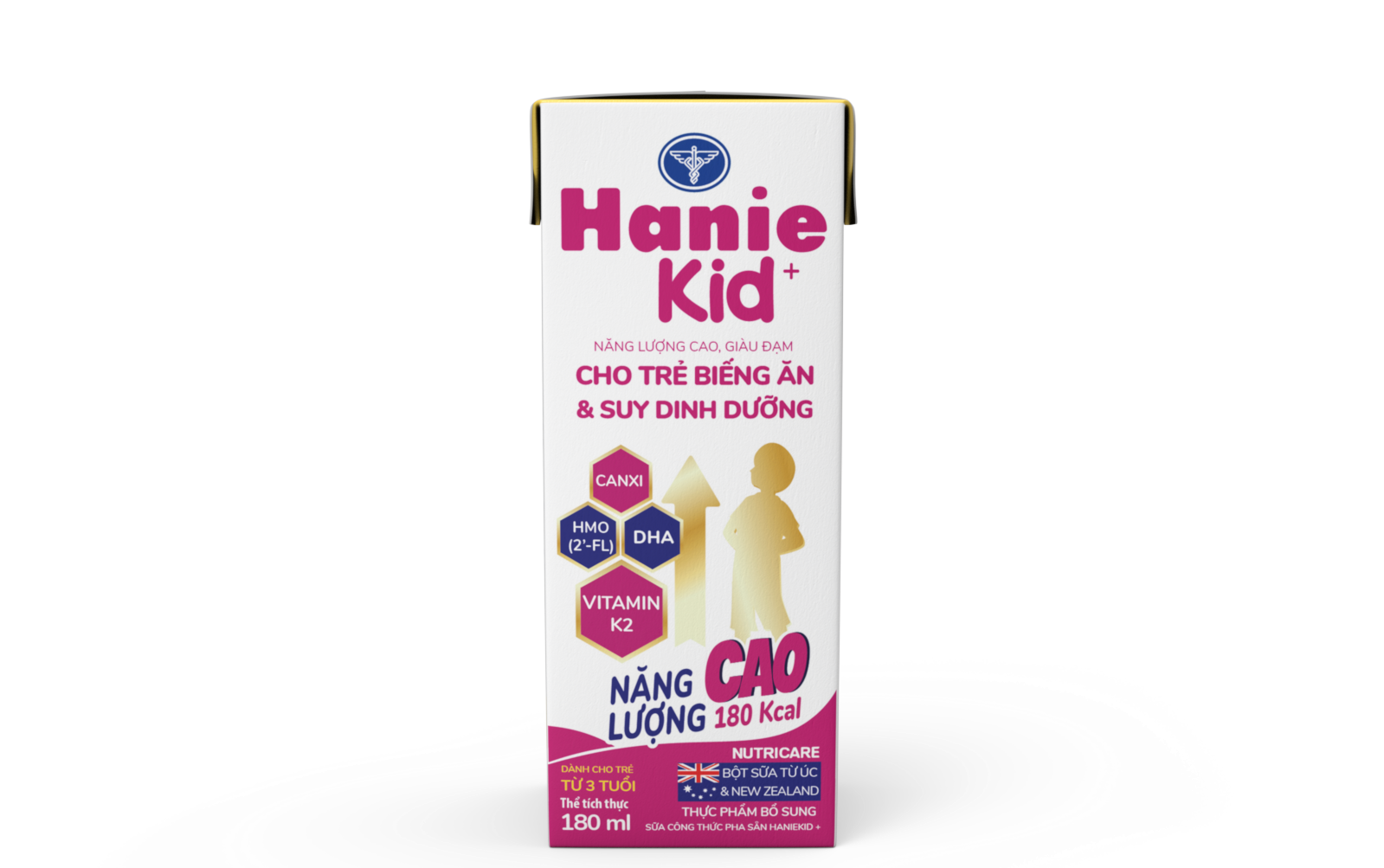 Sữa nước Hanie Kid (180ml) dành cho trẻ biếng ăn và suy dinh dưỡng