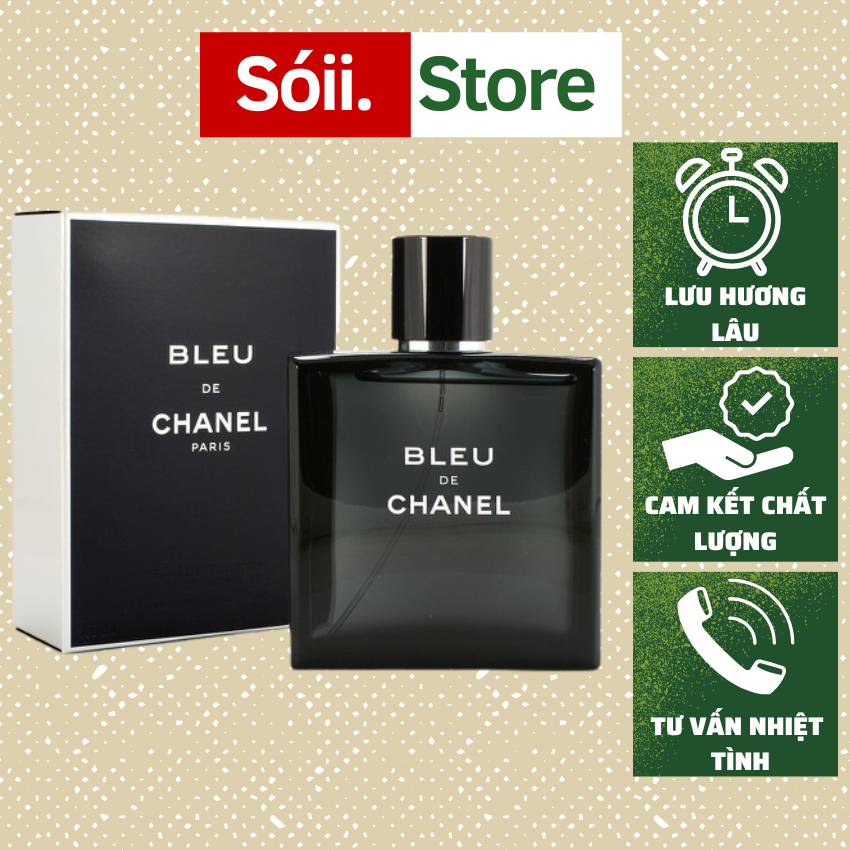 Nước hoa chanel bleu nam eau de parfum 100ml - dầu thơm bleu tinh tế, hiện đại, nam tính