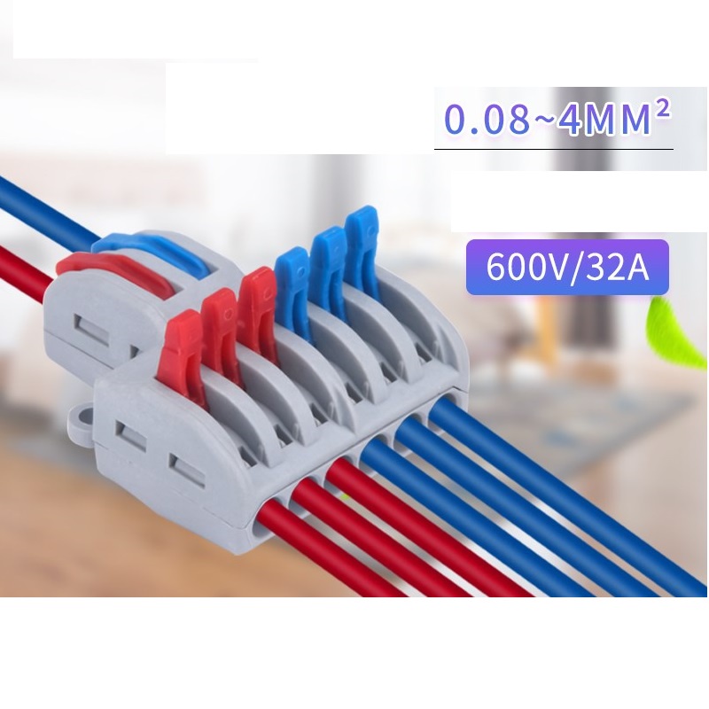 Cút nối dây điện nhanh thông minh 2 ngõ vào 6 ngõ ra spl-62