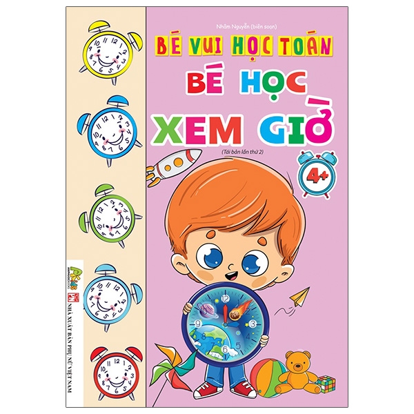 Fahasa - bé vui học toán - bé học xem giờ