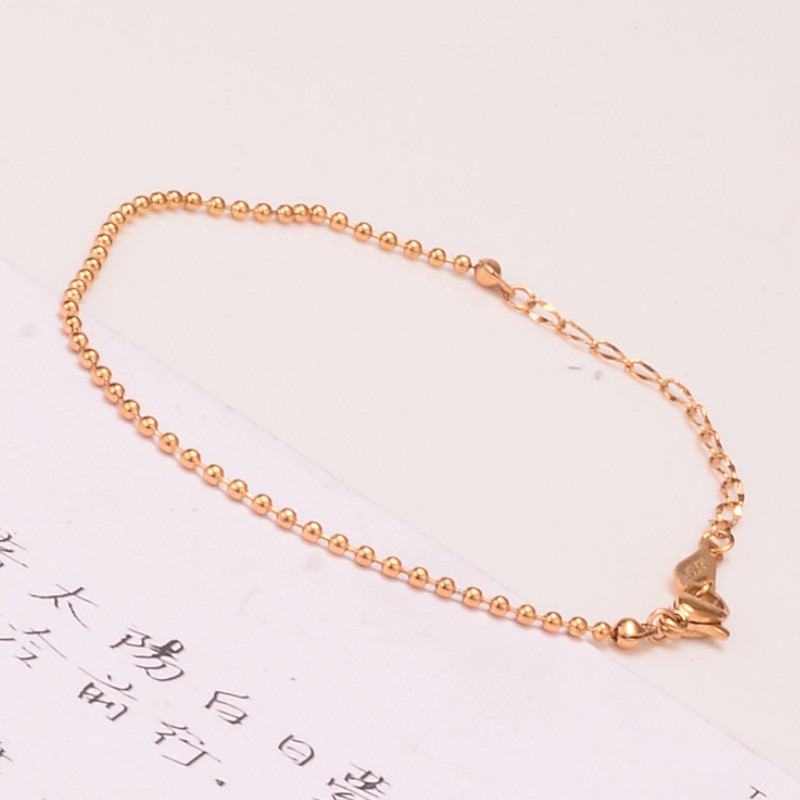 Lắc chân bi nhỏ titan ko đen tt 1629