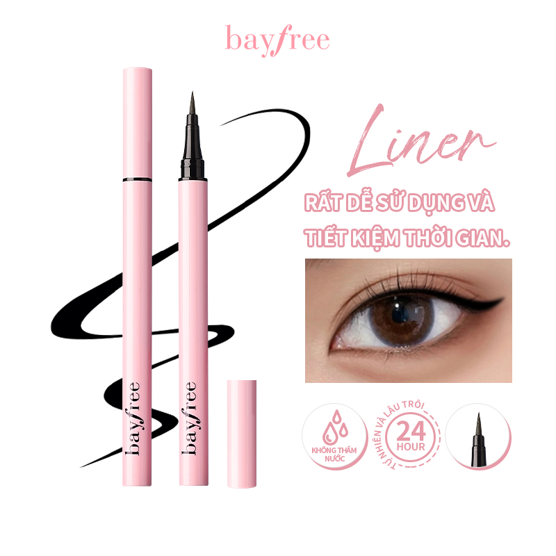Bayfree Liquid Eyeliner Evenly Pigmented Long Lasting Waterproof 1g