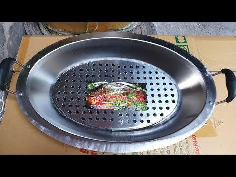 Khay cá chép om dưa inox cao cấp