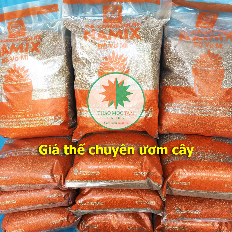 Đá Vermiculite Namix  - Giá thể ươm cây, gieo hạt, giâm cành hoa hồng